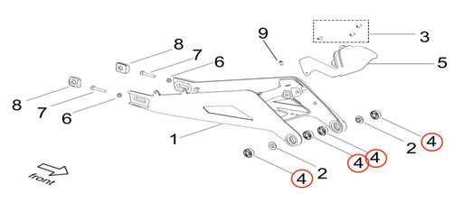 Light Bee Jackshaft / Swingarm Bearing - Surron Canada