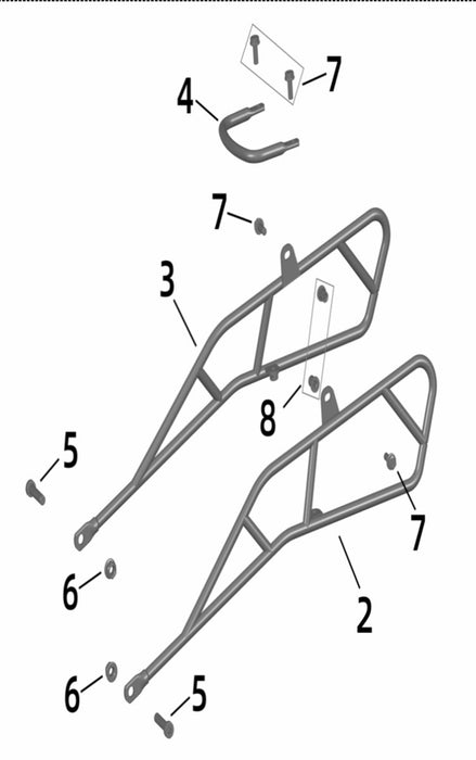 Light Bee Rear Luggage Rack - Surron Canada