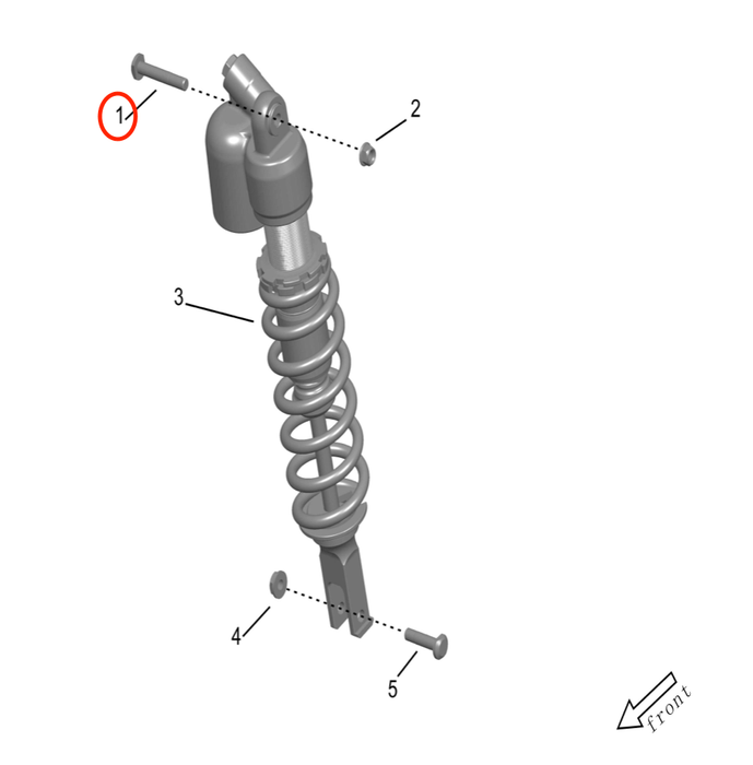 Storm Bee Rear KKE Shock Axle Bolt (TOP) - Surron Canada