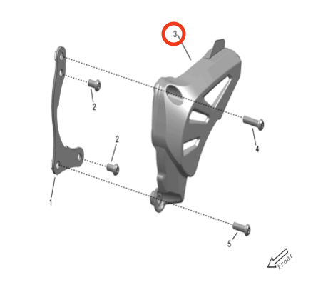 Storm Bee Sprocket Cover - Surron Canada