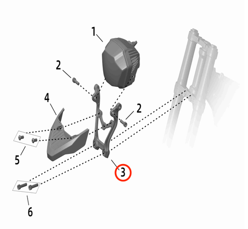 Ultra Bee Headlight Bracket - Surron Canada