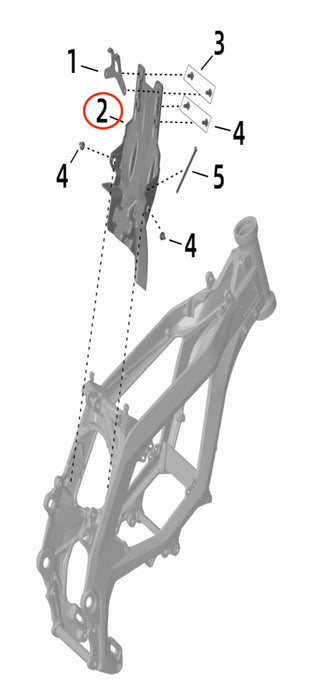 Ultra Bee Rear Battery Support Plate - Surron Canada