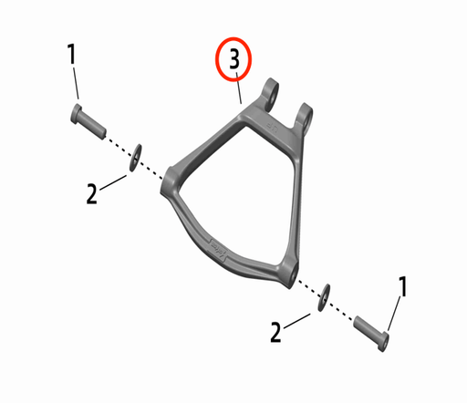 Ultra Bee Rear Shock Triangle - Surron Canada