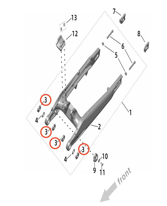 Ultra Bee Swingarm Bearing - Surron Canada