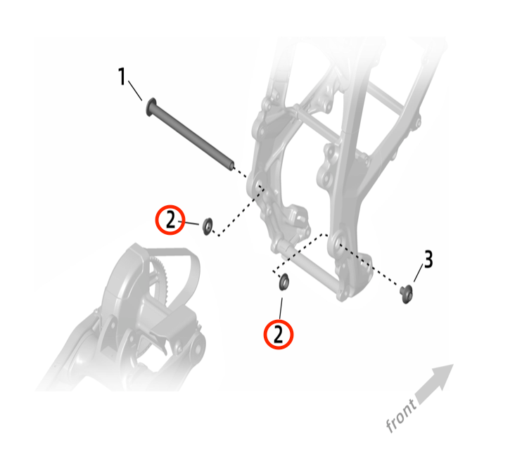 Ultra Bee Swingarm Frame Bushing - Surron Canada